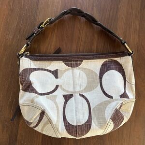 Stylish Brown and Cream Women's Bag